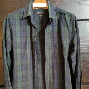 Green and Blue Shirt - Zara Man - Small